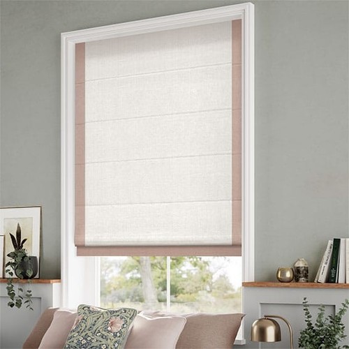 Blinds 2go bijou linen - blinds, blush
