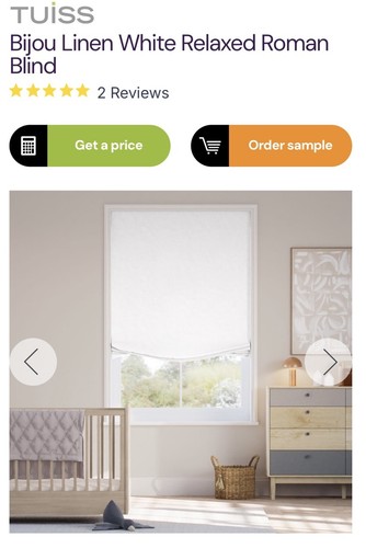 Blinds 2go roman blind white - 2go,