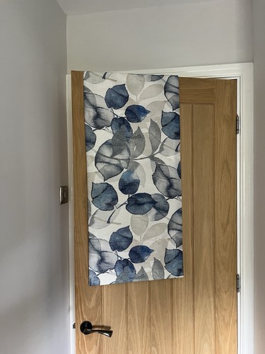 Blake faux silk - indigo, roman