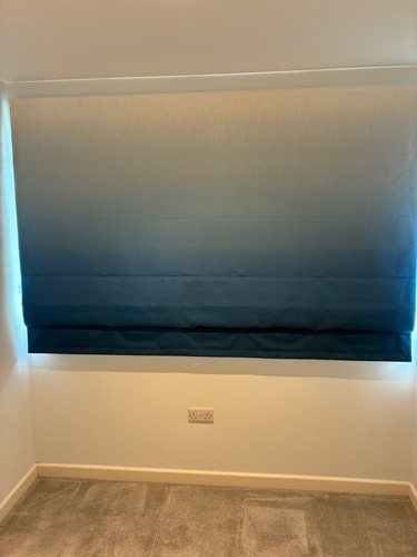 Blinds blue ombré roman - blinds,
