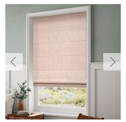Pink roman blackout blind - pink,